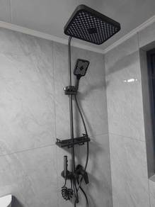 Brand New Matte Black Shower Set