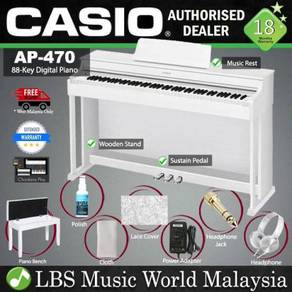 Casio AP-470 88 Key Celviano Digital Piano -White