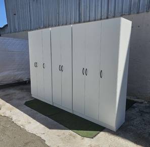 WD01-8W NEW Almari Baju 8 Door 8 x 6 Feet Wardrobe