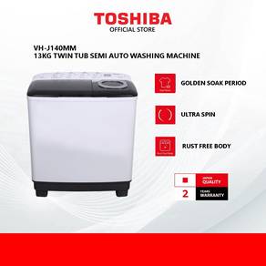 TOSHIBA 13kg Semi-Auto Washer VH-J140MM 6JL1n3K