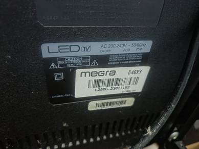 TV LED brand megra 40inch