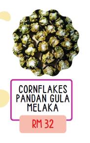 G. Cookies Raya 202-Cornflakes Pandan Gula Melaka