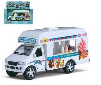 Fast Food Ice Cream Van miniature Diecast Model