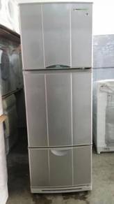 Peti Sejuk National Fridge Refrigerator 3 Pintu