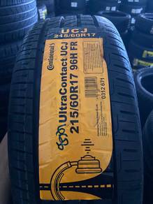 215 60 17 Continental  UltraContact UCJ Tayar Baru