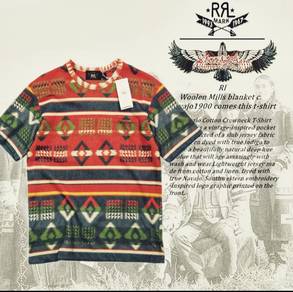 RRL Navajo Cotton Crewneck T-Shirt by ralph lauren