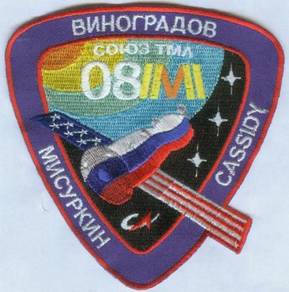 Nasa Soyuz TMA-08M Carat Russia Human Space Patch