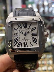 Cartier Santos 100 L Size Size: 39mm Auto