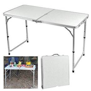 Meja Lipat - table aluminium new 120cmx60cm