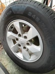 Rim 16 ori Triton & tayar 245×70×16