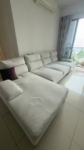 L- Shaped 5 Seater sofa With Adjustable Recliner