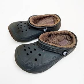 Crocs Classic Winter Clogs Kid's Faux Fur Lined Cl