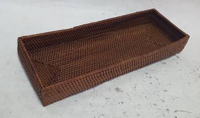 Rattan Woven Basket Rustic Woven Bread Basket for