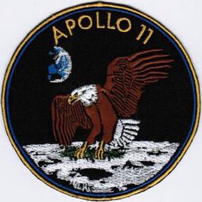 Apollo 11 NASA Human Space Flight Moon Space Patch