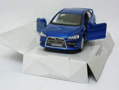Mitsubishi Lancer Evo X 1/28 model car - blue