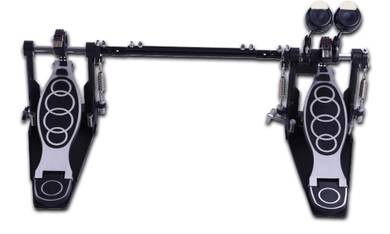 Double Pedal Bass Drum Dual Foot Kick Chain Leg