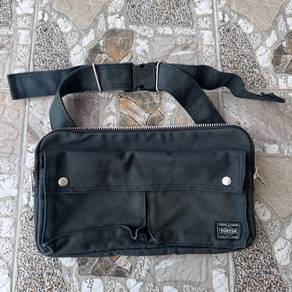Yoshida Bag PORTER FREE STYLE WAIST BAG M Black