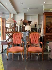Authentic VINTAGE Rococo Style WOODEN with CORAL