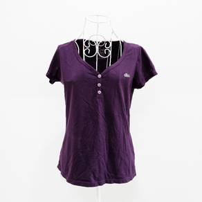 Lacoste Pupple V-Neck Top