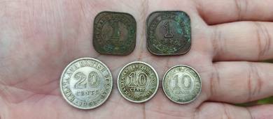 Antik coin queen elizabeth and king george