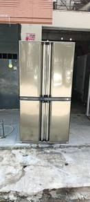 4 door Fridge refrigerator jenama sharp