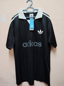Adidas Black with White Collar Jersey XL