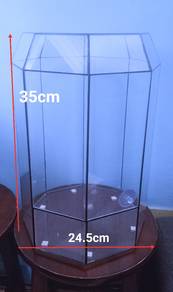 balang kaca terrarium baru dengan pintu depan 