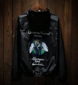 BLACK RETRO HOODIE SWEATER ULTRA-THiN JACKET 🔥