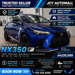 2022 Lexus NX 350 F SPORT
