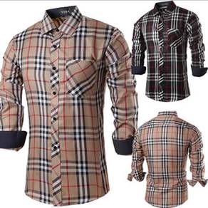 BLACK POCKET SHiRT KEMEJA HITAM PETAK KOTAK POKET