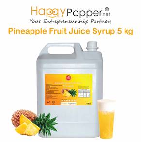 Sirap Concentrated Fruit Juice Syrup Pineapple 5kg
