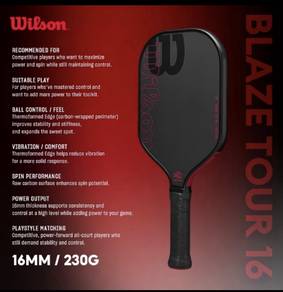 Brand new Wilson Blaze Tour 16mm paddle