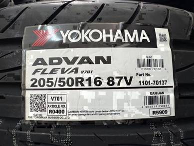 New Yokohama advan fleva V701 205/50/16 2026 year