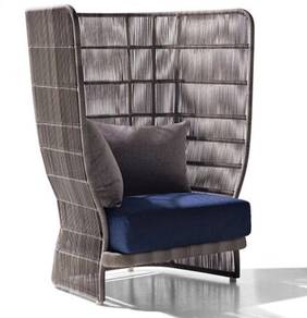 Rattan Chair Sofa Balcony Small Kerusi Rotan Taman