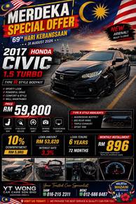 Honda Civic FC TC-PREMIUM in Kepong, KUL