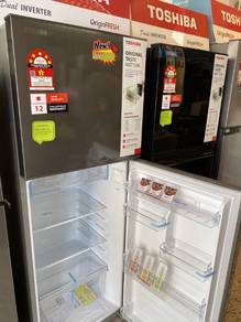 TOSHIBA GR-RT320WE-PMY(SS) inverter Refrigerator u