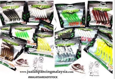 HINOMIYA PREMIUM SOFT LURE PADDLE TAIL PSL07 6.5cm