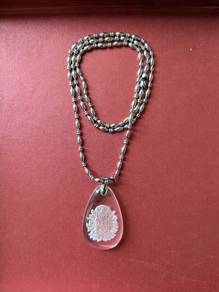 白水晶千手观音雕刻项链 White Crystal Thousand-Hand Guanyin Av