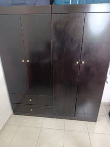 2 Double door cupboards