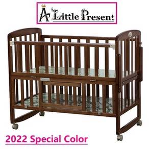 Double Layer Multifunction BROWN Baby Cot