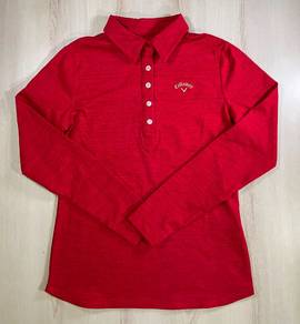 Callaway Ladies’ Red Collar Tee #DK Used