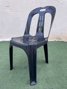 YC21A   Kerusi Plastik Plastic Chair CENTURY Black