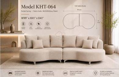 sofa curve easy clean pocket spring