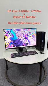 Desktop PC Combo Set + 2K Monitor Screen ! BEST !