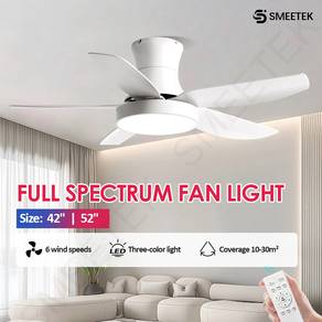 Kipas Siling 5 Bilah dengan Lampu LED