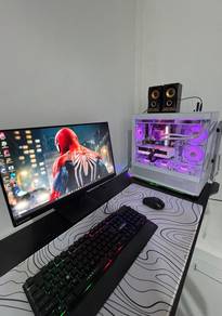 pc gaming white fullset