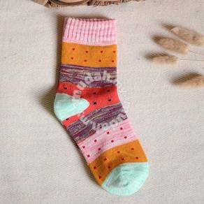 Thick lines influx color cotton socks For her