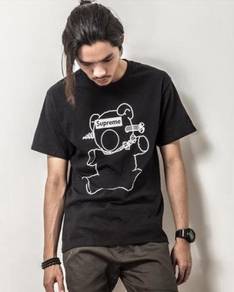 Japanese Supreme Bear Short Sleeve T-Shirt (BLACK