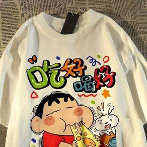 Baju Unisex Crayon Shin-chan 100%cotton Gadis Tops