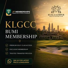 KLGCC Bumi Membership For Sale